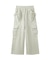 GATHERED POCKET SWEAT CARGO PANTS
