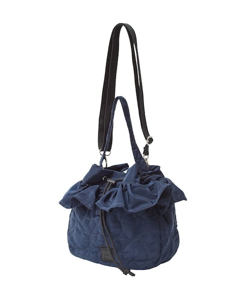 HEART QUILTED DRAWSTRING BAG