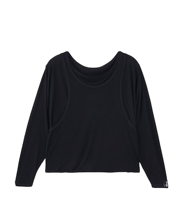 LAYERED LOOK L/S TOP