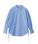 STRIPED SHIRRING SHIRT