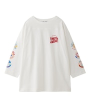 70S LOGO THREE QUARTER SLEEVE TOP