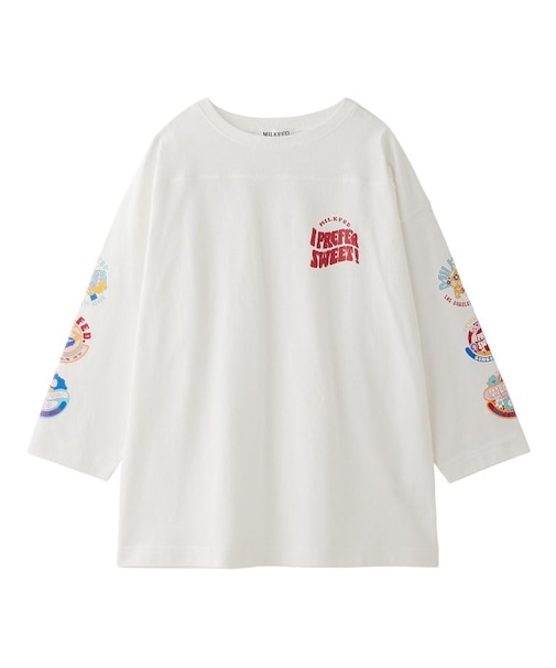 70S LOGO THREE QUARTER SLEEVE TOP