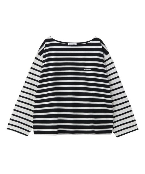 STRIPED L/S TOP
