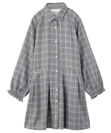 PLAID TUNIC SHIRT