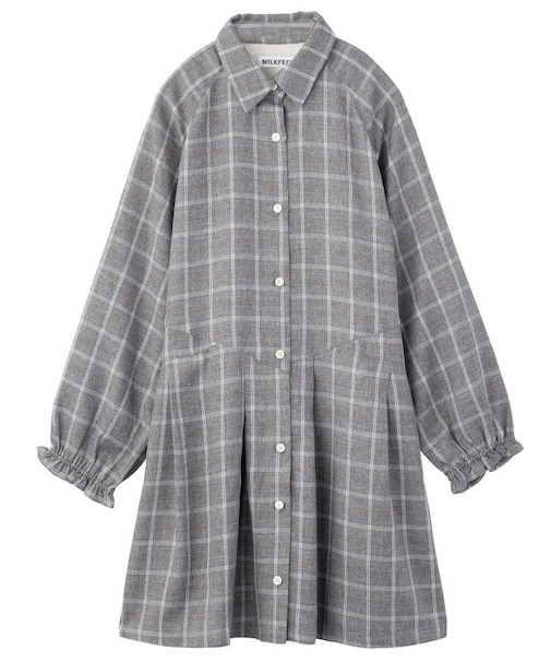 PLAID TUNIC SHIRT
