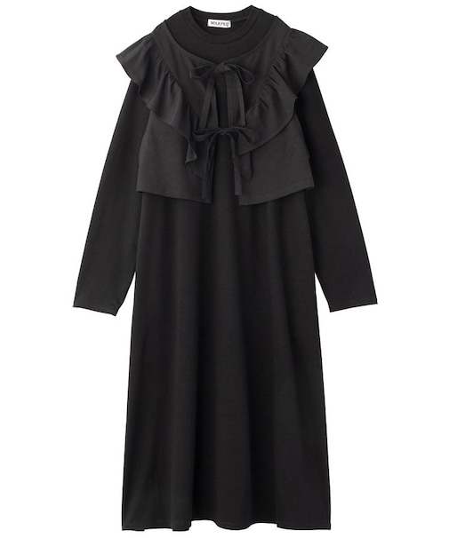 RUFFLE LAYERED DRESS
