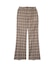 PLAID FLARED PANTS
