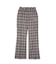 PLAID FLARED PANTS