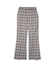 PLAID FLARED PANTS