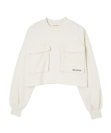 DOUBLE POCKET SWEAT TOP