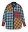 PLAID PATCHWORK SHIRT