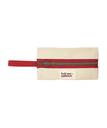 PIPING LOGO POUCH