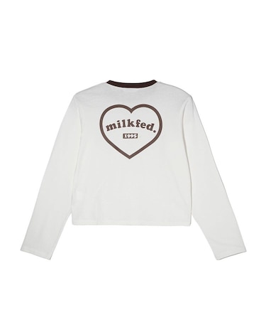 ROUNDED HEART LOGO L/S TOP