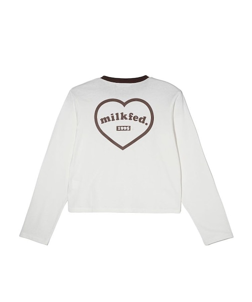 ROUNDED HEART LOGO L/S TOP