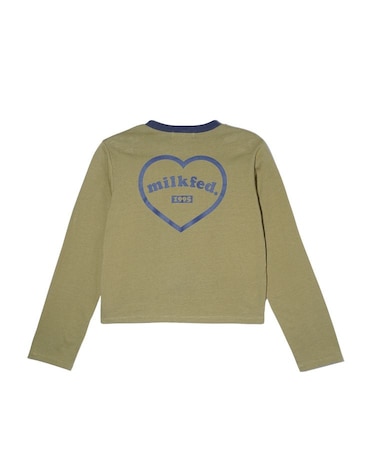 ROUNDED HEART LOGO L/S TOP