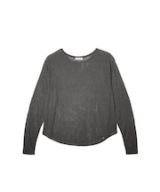 STRIPE SHEER L/S TOP