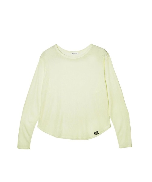 STRIPE SHEER L/S TOP