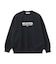 STENCIL LOGO WIDE CREW SWEAT TOP