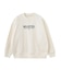 STENCIL LOGO WIDE CREW SWEAT TOP