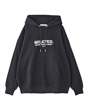 STENCIL LOGO WIDE SWEAT HOODIE