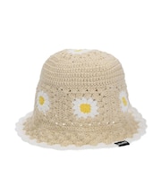 FLORAL KNIT HAT