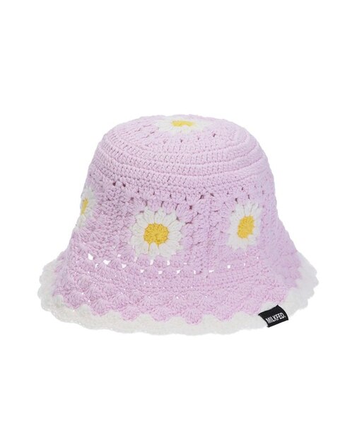 FLORAL KNIT HAT