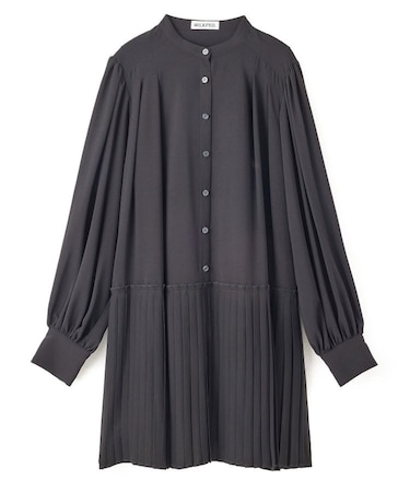 PLEATED HEM DRESS