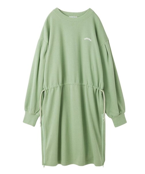 WEST DRAWSTIRNG SWEAT DRESS