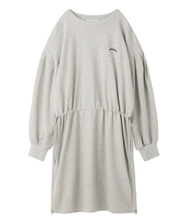 WEST DRAWSTIRNG SWEAT DRESS