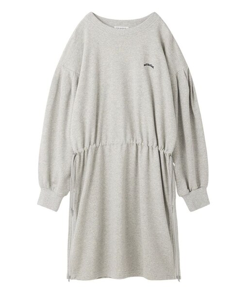 WEST DRAWSTIRNG SWEAT DRESS