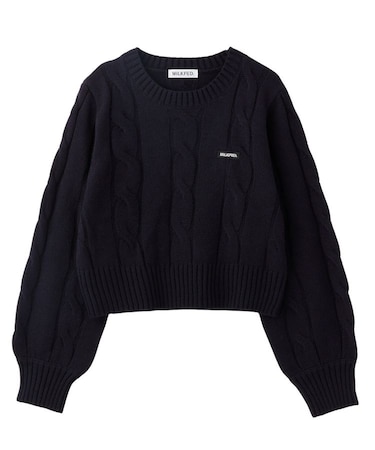 CABLE KNIT TOP
