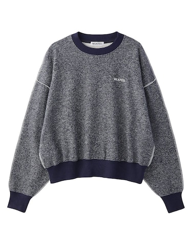 OVERLOCK STICHED SWEAT TOP