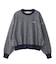 OVERLOCK STICHED SWEAT TOP