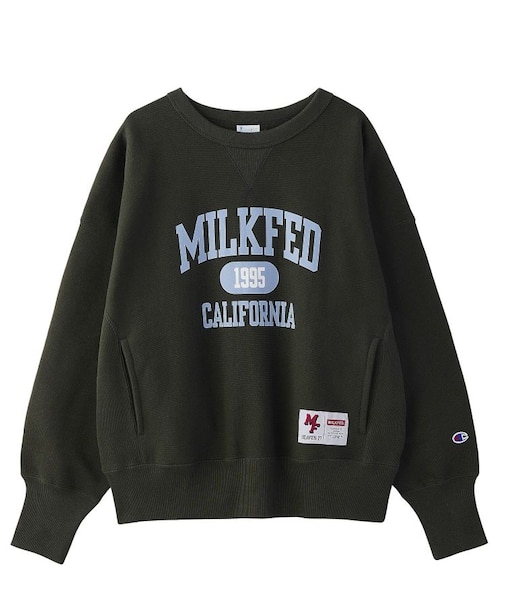 MILKFED.ⅹCHAMPION SWEAT TOP