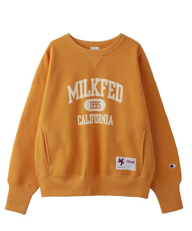MILKFED.ⅹCHAMPION SWEAT TOP