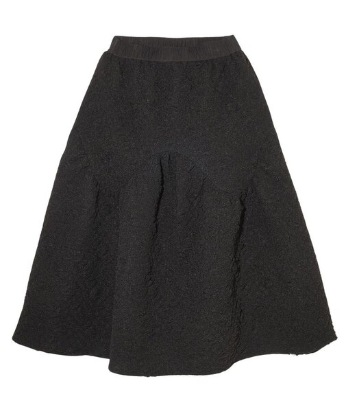 TULLE JACQUARD GATHERED SKIRT