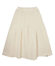 TULLE JACQUARD GATHERED SKIRT