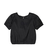 SHEER PUFF SLEEVE BLOUSE