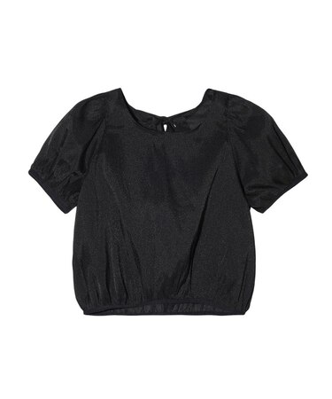SHEER PUFF SLEEVE BLOUSE