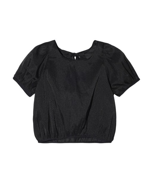 SHEER PUFF SLEEVE BLOUSE