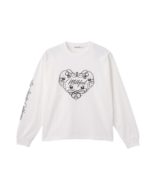 HEART AND ROSE L/S TEE