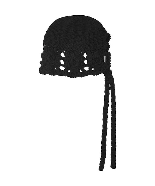 FLOWER KNIT BONNET