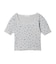 FLORAL PATTERN SQUARE NECK TOP