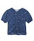 FLOWER EMBROIDERY SHIRRING S/S TOP