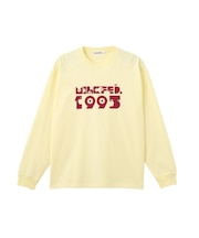 APPLE LOGO FLOCK PRINT L/S TEE