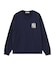 FLOWER DOT PATTERN LOGO WIDE L/S TEE