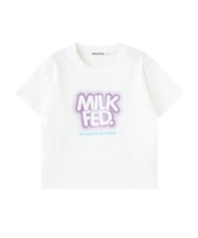 GLITTER HALFTONE LOGO COMPACT S/S TEE