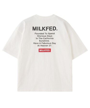 STENCIL LOGO AND BAR WIDE S/S TEE