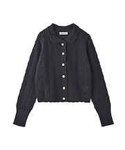 OPENWORK KNIT CARDIGAN