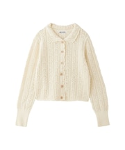 OPENWORK KNIT CARDIGAN